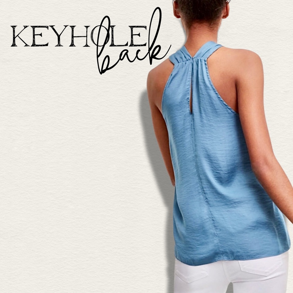ANN TAYLOR‎ LOFT Keyhole Halter Top - Picture 2 of 14
